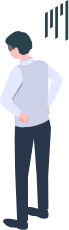 困っている人